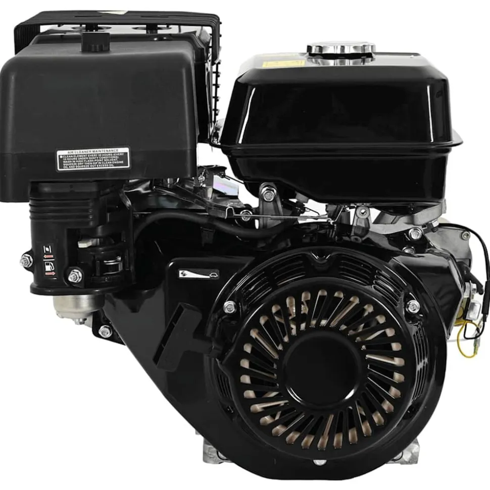 vidaXL Moteur à essence 15 CV 11 kW Noir