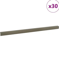 vidaXL Nez de marche 30 pcs Champagne 67 x 3 x 2 cm Aluminium