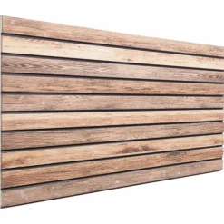 vidaXL Panneaux muraux 10 pcs Marron Clair 100 x 50 cm Mousse EPS