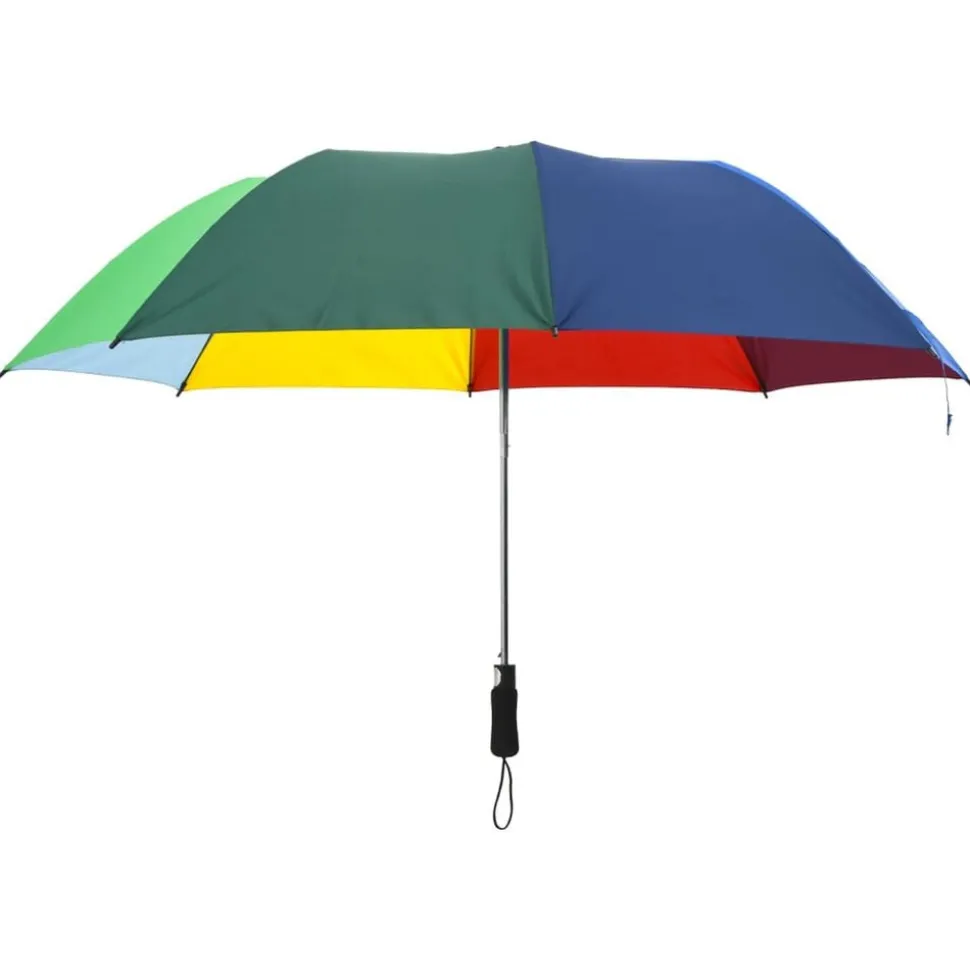 vidaXL Parapluie pliable automatique Multicolore 124 cm
