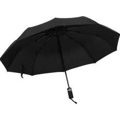 vidaXL Parapluie pliable automatique Noir 104 cm