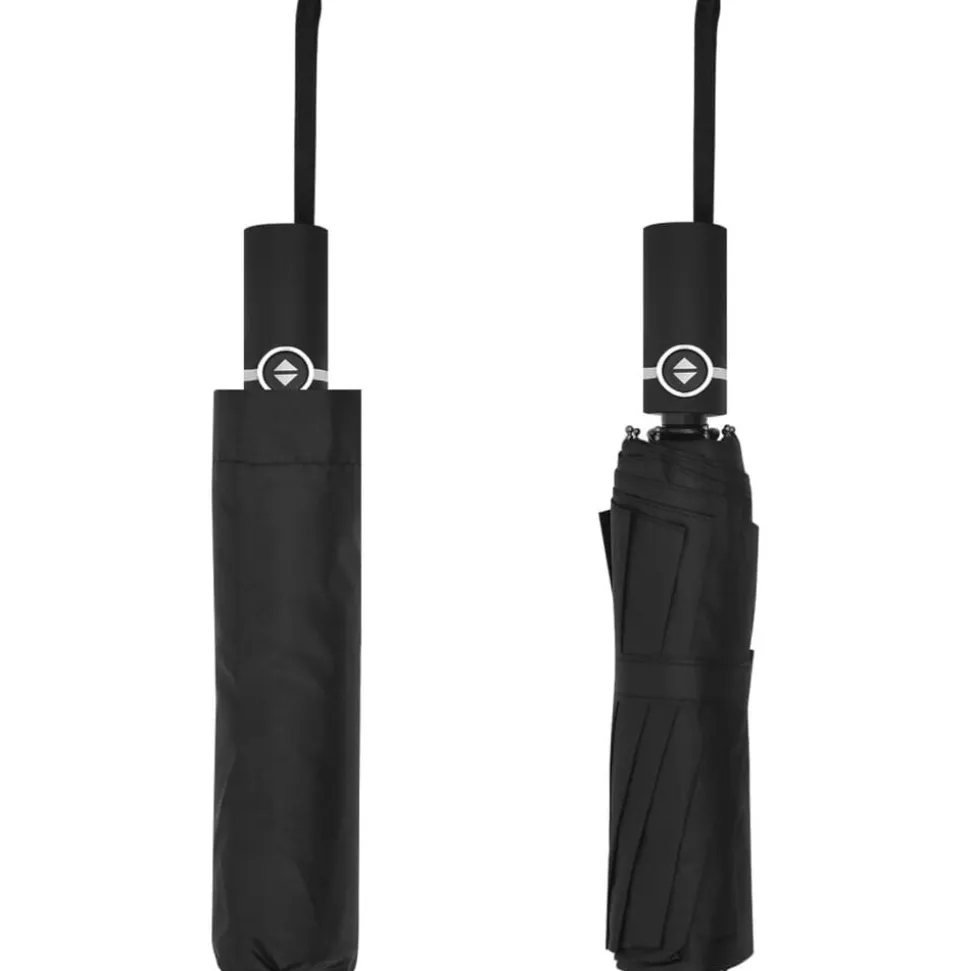 vidaXL Parapluie pliable automatique Noir 104 cm