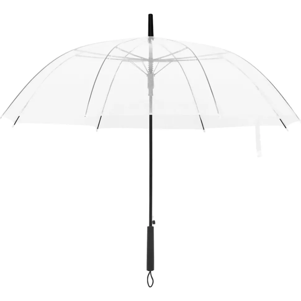 vidaXL Parapluie Transparent 100 cm
