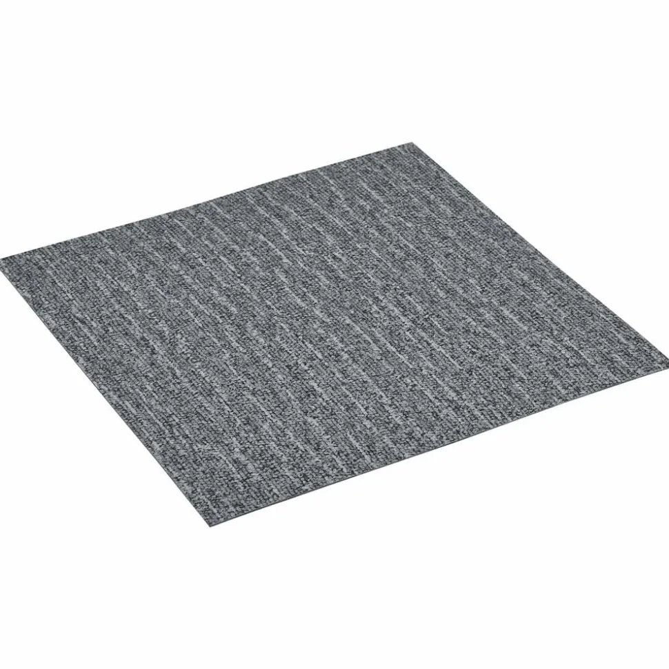 vidaXL Planches de sol 55 pcs Gris 5,11 m² PVC