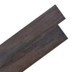 vidaXL Planches de sol 36 pcs Marron foncé 5,02 m² PVC