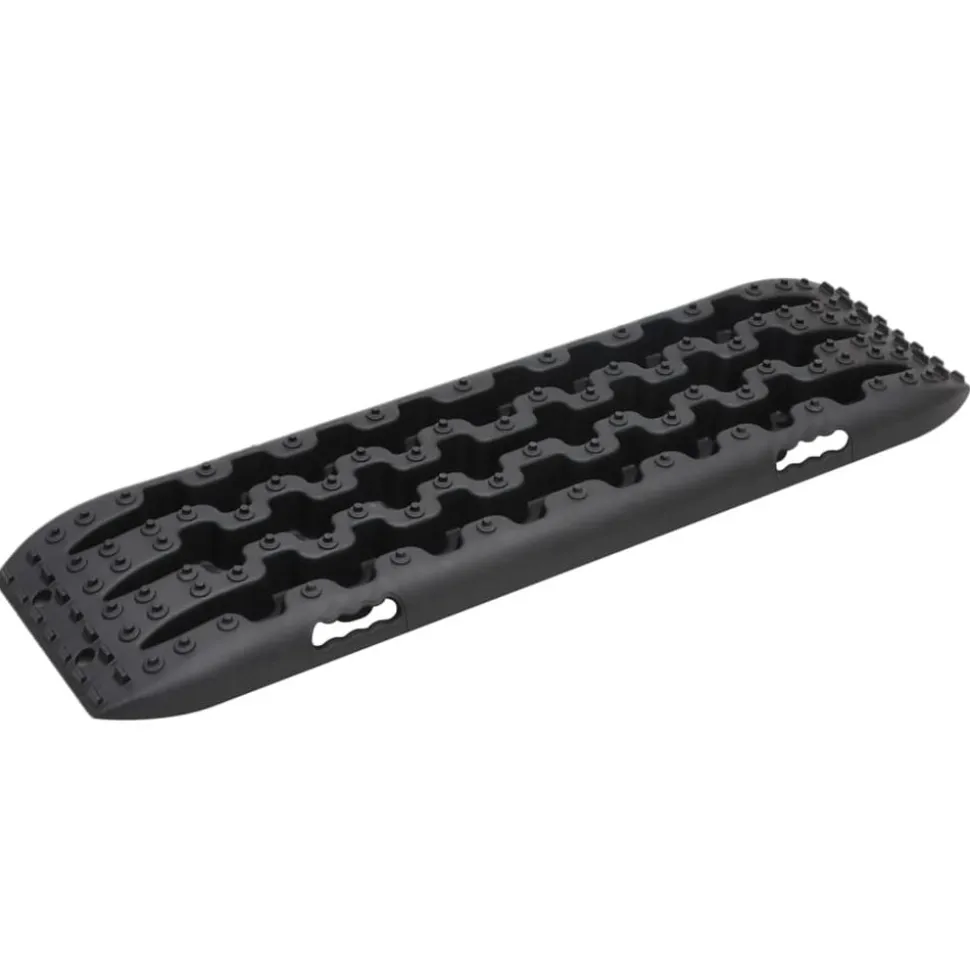 vidaXL Planches de traction 2 pc Noir 106x30,5x7 cm Nylon