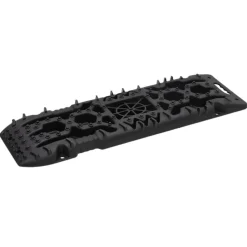 vidaXL Planches de traction 2 pc Noir 107x31x7 cm Nylon