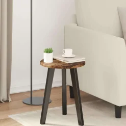 vidaXL Plateau de table Bois ancien Ø 30 x 1,5 cm Bois d'ingénierie