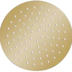 vidaXL Pomme de douche pluie Acier inoxydable 20 cm Ronde Doré