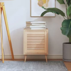 vidaXL Porte d'armoire à persiennes 39,5x39,4 cm bois de pin massif