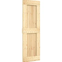 vidaXL Porte NARVIK Naturel 70 x 210 cm Bois de pin massif