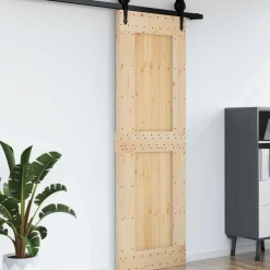 vidaXL Porte NARVIK Naturel 70 x 210 cm Bois de pin massif