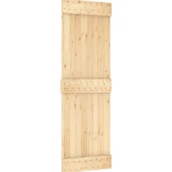 vidaXL Porte NARVIK Naturel 70 x 210 cm Bois de pin massif