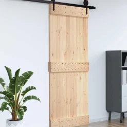 vidaXL Porte NARVIK Naturel 70 x 210 cm Bois de pin massif