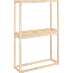 vidaXL Porte-pneus 120x40x180 cm Bois de pin massif