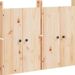 vidaXL Portes de cuisine d'extérieur MEPPEL 2pcs 50x9x82cm bois de pin massif