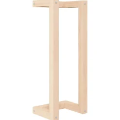 vidaXL Porte-serviette 23x18x60 cm Bois de pin massif