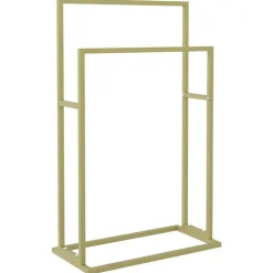 vidaXL Porte-serviettes sur pied Doré 48x24x78,5 cm Fer