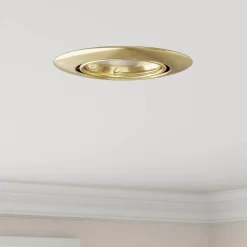 vidaXL Projecteur 6 pcs Doré 9 x 9 x 2,5 cm Métal