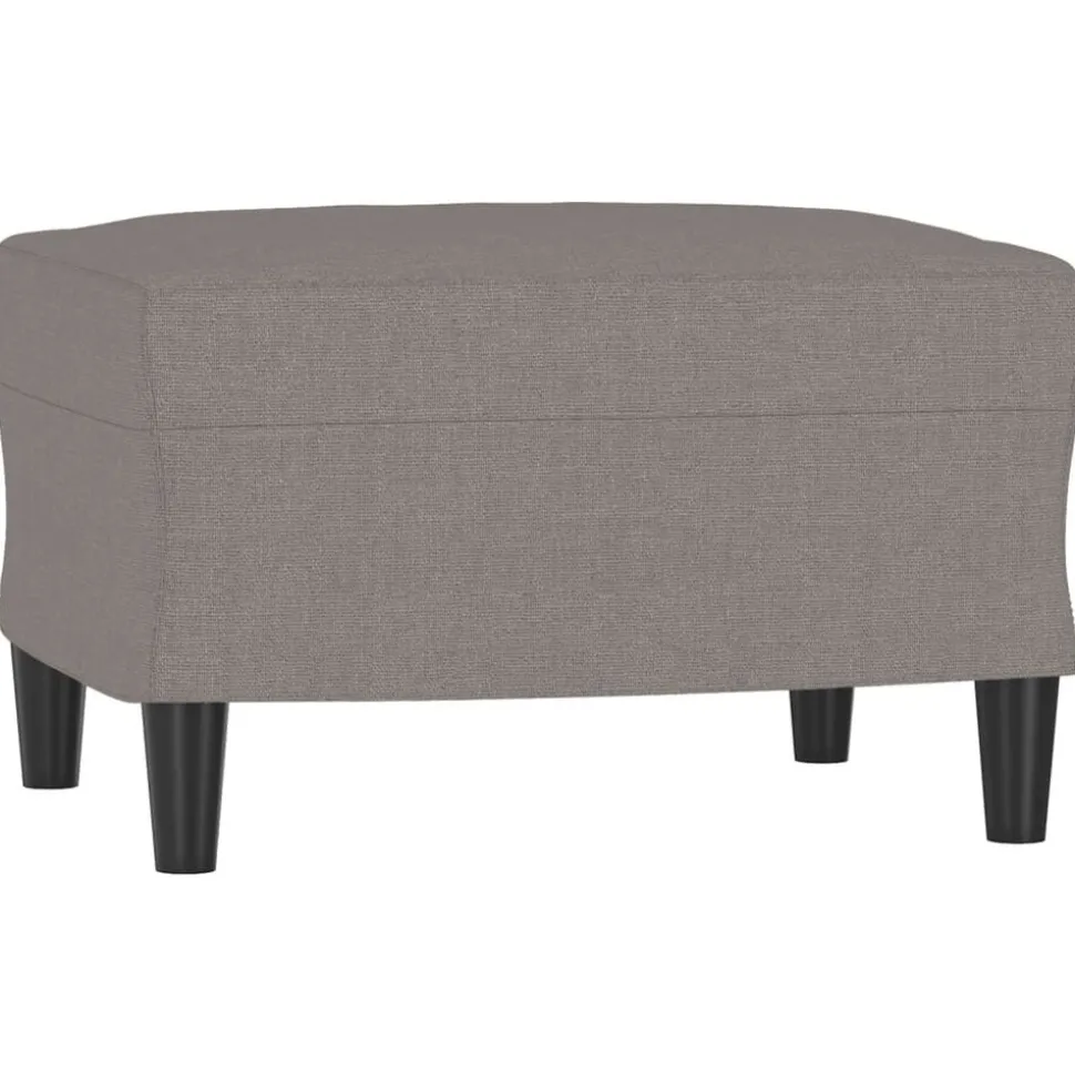 vidaXL Repose-pied Taupe 60x50x41 cm Tissu