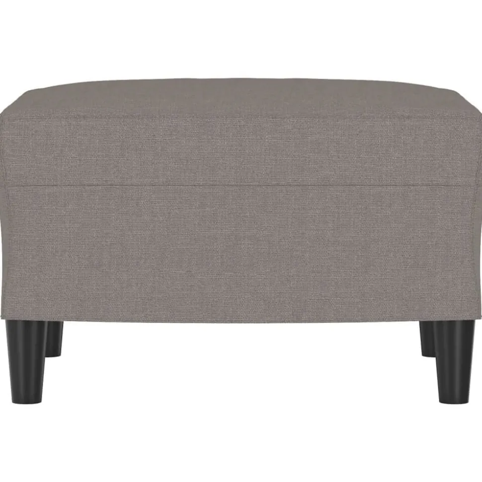 vidaXL Repose-pied Taupe 60x50x41 cm Tissu