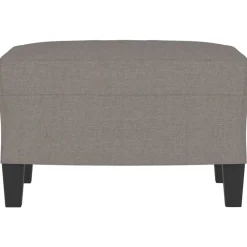 vidaXL Repose-pied Taupe 60x50x41 cm Tissu