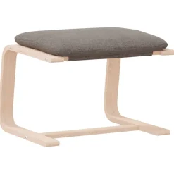 vidaXL Repose-pied Taupe 51x41x40 cm Tissu