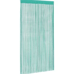 vidaXL Rideaux à fils 2 pcs turquoise 100x250 cm