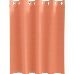 vidaXL Rideaux occultants avec anneaux 2 pcs Couleur terre cuite