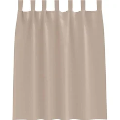 vidaXL Rideaux occultants avec anneaux 2 pcs Taupe 140 x 140 cm