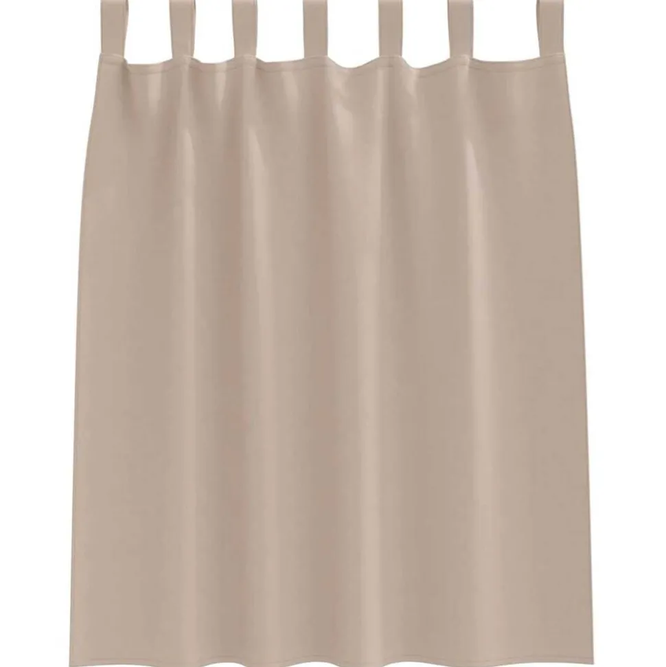 vidaXL Rideaux occultants avec anneaux 2 pcs Taupe 140 x 140 cm