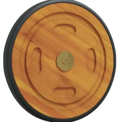 vidaXL Roues Espace avec roue 2 pcs Marron 20.5 x 20.5 x 2 cm