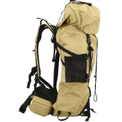 vidaXL Sac à dos de randonnée kaki 60 L tissu oxford