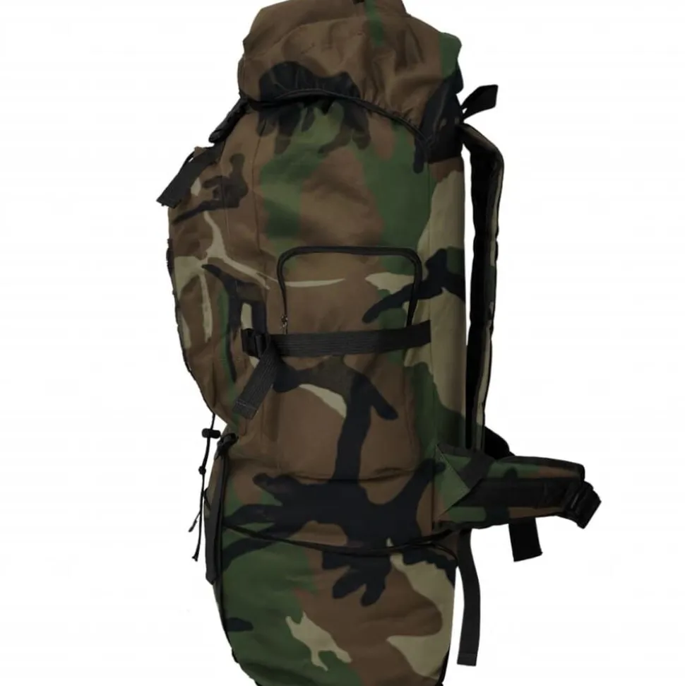 vidaXL Sac à dos en style d'armée XXL 100 L camouflage
