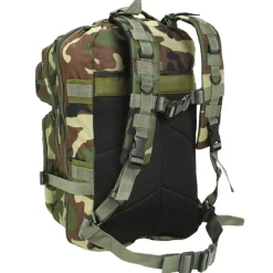 vidaXL Sac à dos en style d'armée 50 L Camouflage