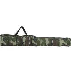 vidaXL Sac de canne à pêche vert camouflage 150 cm tissu oxford