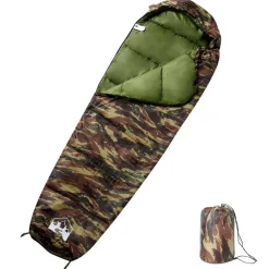 vidaXL Sac de couchage momie pour adultes camping 3 saisons
