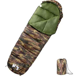 vidaXL Sac de couchage momie pour adultes camping 3 saisons