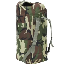 vidaXL Sac de sport en style militaire 85 L Camouflage