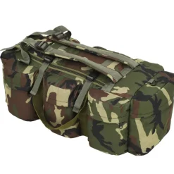 vidaXL Sac de sport en style militaire 3-en-1 45 L Camouflage
