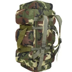 vidaXL Sac de sport en style militaire 3-en-1 45 L Camouflage