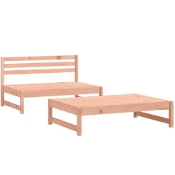 vidaXL Salon de jardin 2 pcs bois massif douglas