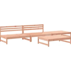 vidaXL Salon de jardin 4 pcs bois massif douglas
