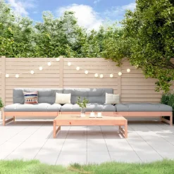 vidaXL Salon de jardin 4 pcs bois massif douglas