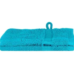 vidaXL Serviette Invité SOLUND 2 pcs Turquoise 15 x 21 cm 550 gsm