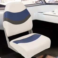 vidaXL Siège de bateau avec piédestal pivotant à 360°