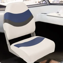 vidaXL Siège de bateau avec piédestal hauteur réglable pivotant à 360°