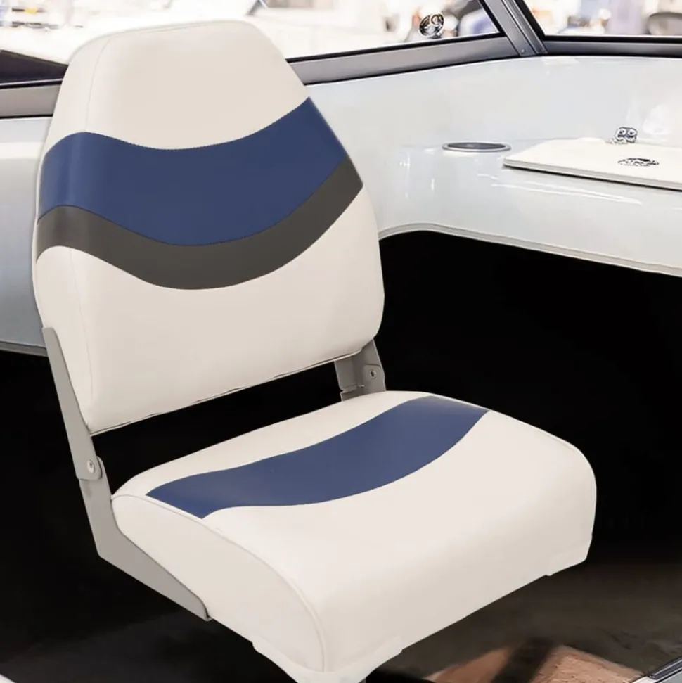 vidaXL Siège de bateau avec piédestal hauteur réglable pivotant à 360°