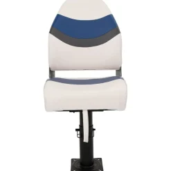 vidaXL Siège de bateau avec piédestal hauteur réglable pivotant à 360°