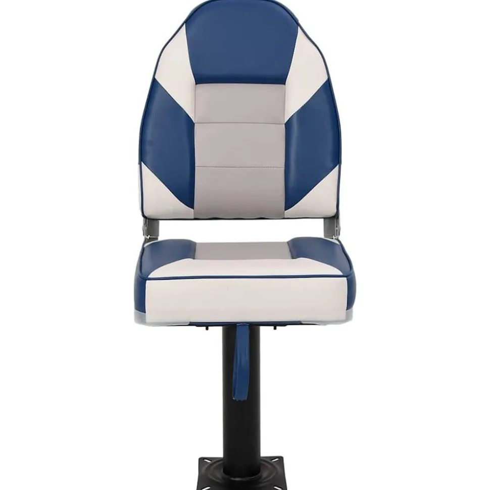 vidaXL Siège de bateau avec piédestal pivotant à 360°